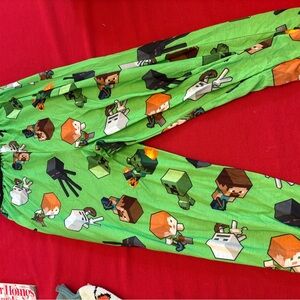 Green Minecraft Themed pjs